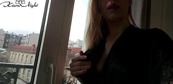  Babe Sent Video Message Lover from Paris and Masturbate Pussy